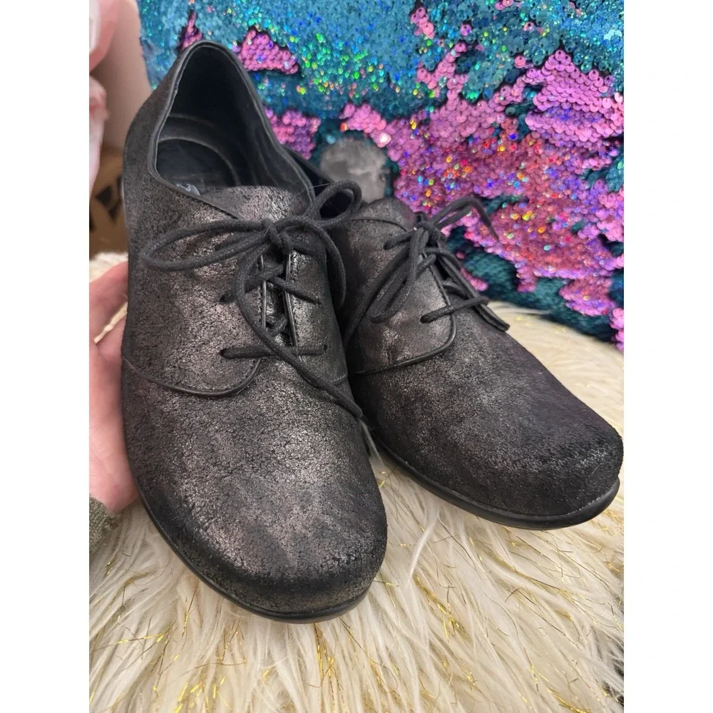 Dansko Womens Shoes Olive Size 7.5/8 EUR 38 Black Oxford Pro Nurse Pre Owned